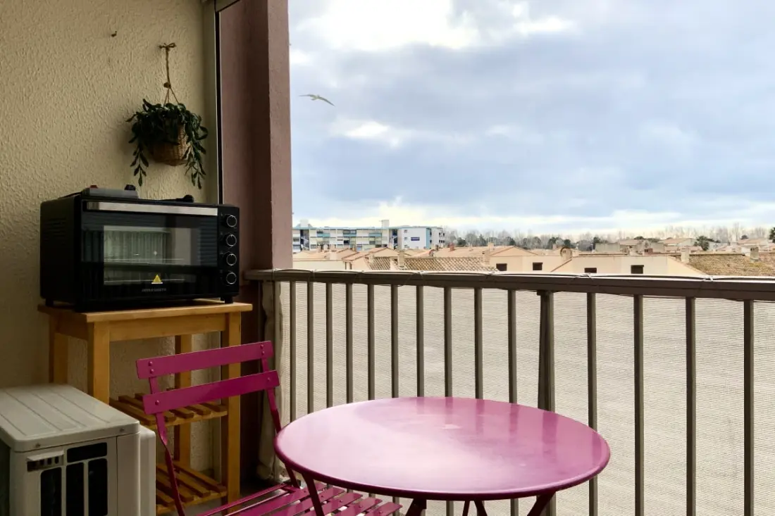 Residence Les Saladelles 1 szoba Air-Conditioned 4 Pers közeli strand minden a lábán