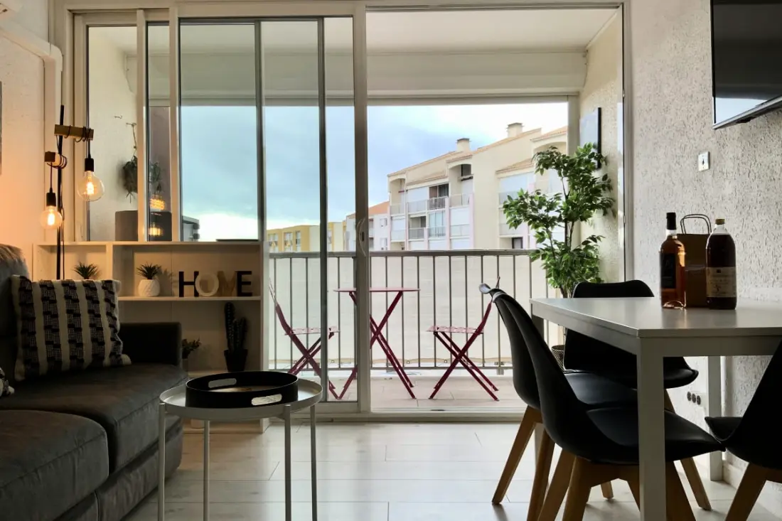 Residence Les Saladelles 1 szoba Air-Conditioned 4 Pers közeli strand minden a lábán
