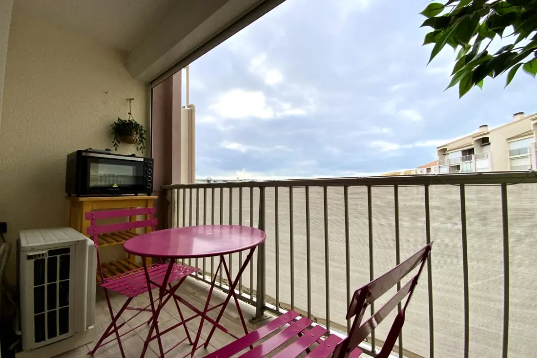 Residence Les Saladelles 1 szoba Air-Conditioned 4 Pers közeli strand minden a lábán