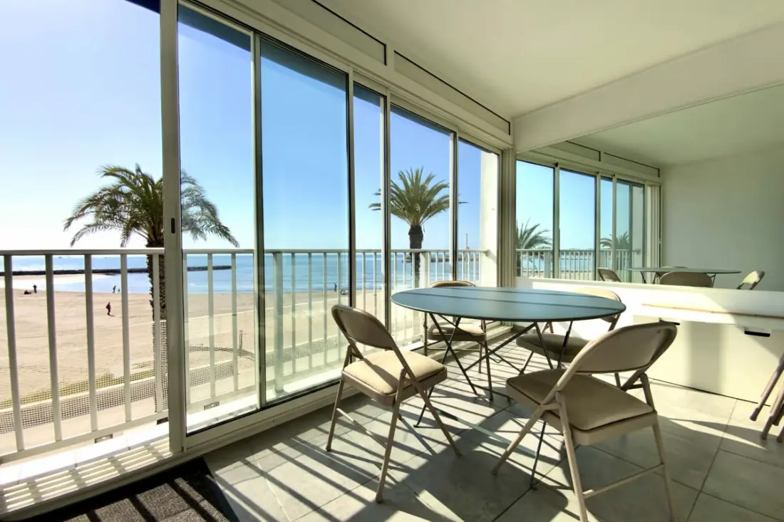 Residence Apartment Mar E Souleu Terrace és Sea View at Grau Du Roi