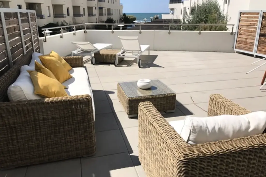 Residence Terrace Sunny: Apartman 1 hálószoba 1 Cabin Sea Terrace