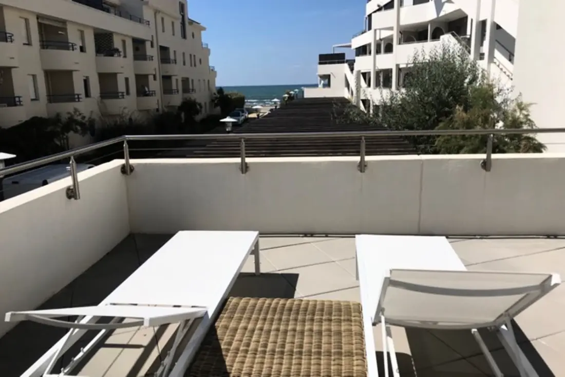 Residence Terrace Sunny: Apartman 1 hálószoba 1 Cabin Sea Terrace
