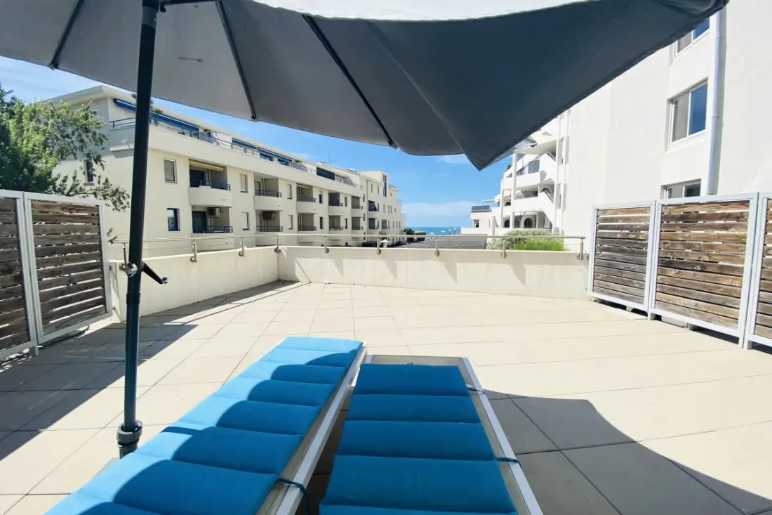 Residence Terrace Sunny: Apartman 1 hálószoba 1 Cabin Sea Terrace