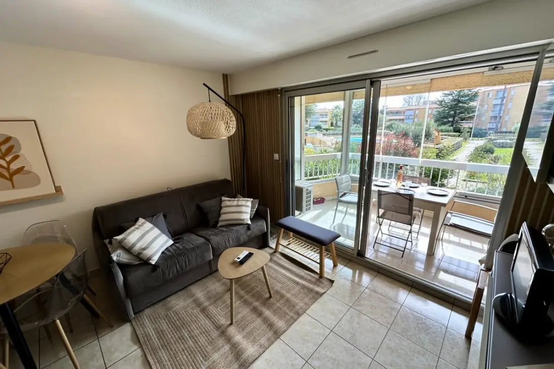 Apartman T2 Au Lavandou - Pool, Parkolás és közeli strand