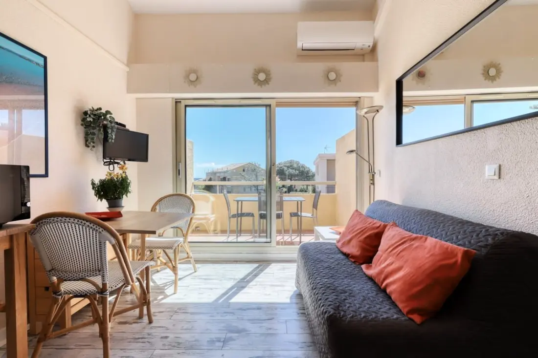 Residence Duplex 31 Csillagok★ T3, Terrace 18m2 Sea Nézet: Near Beach