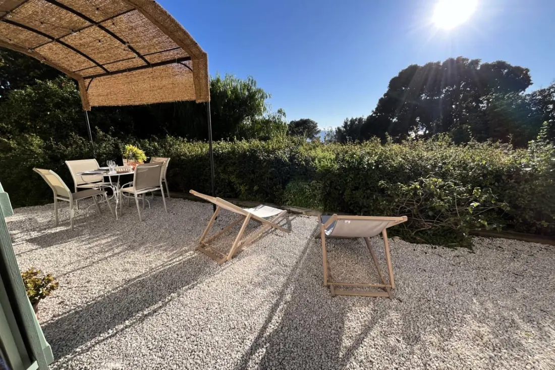 Sea Sea Sea Sea View Studio Residence med stor terrasse – 5 min fra stranden