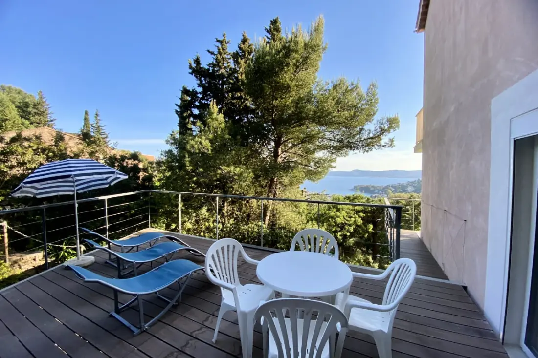 T2 felújított rezidenciát Sea és Grand Balcony View - Aiguebelle, Lavandou