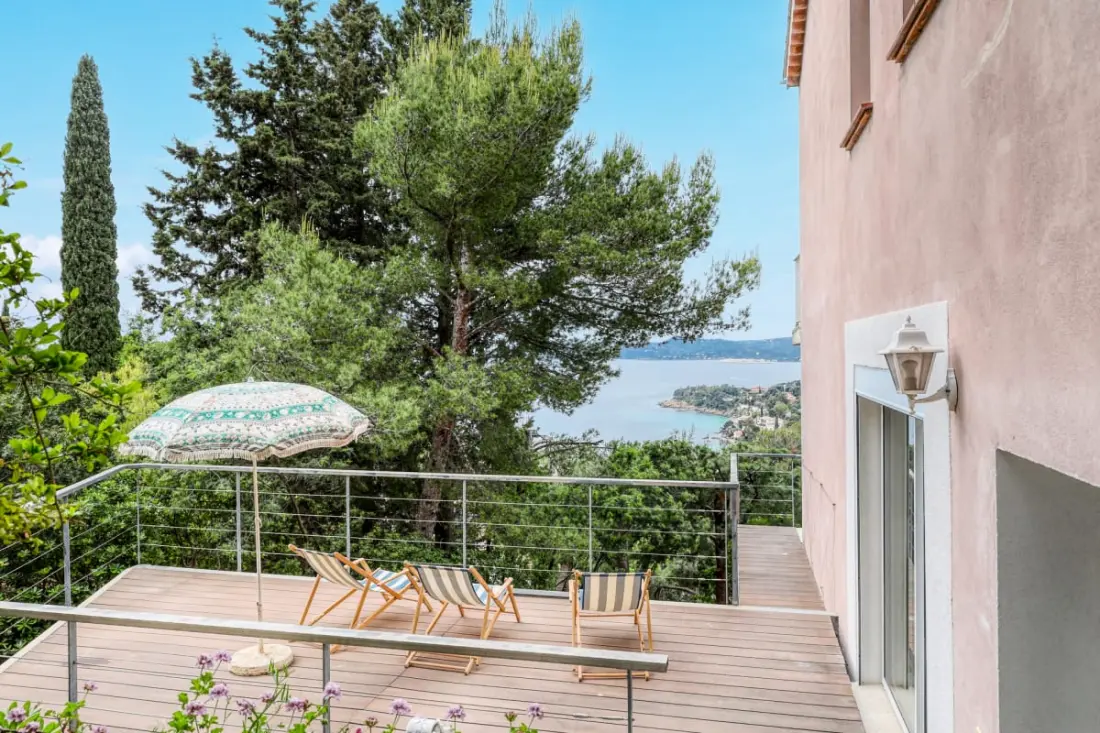 T2 felújított rezidenciát Sea és Grand Balcony View - Aiguebelle, Lavandou