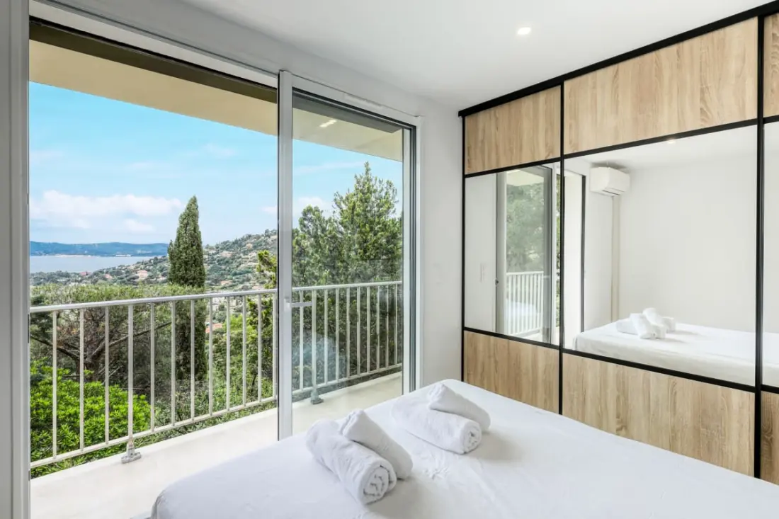 T2 felújított rezidenciát Sea és Grand Balcony View - Aiguebelle, Lavandou