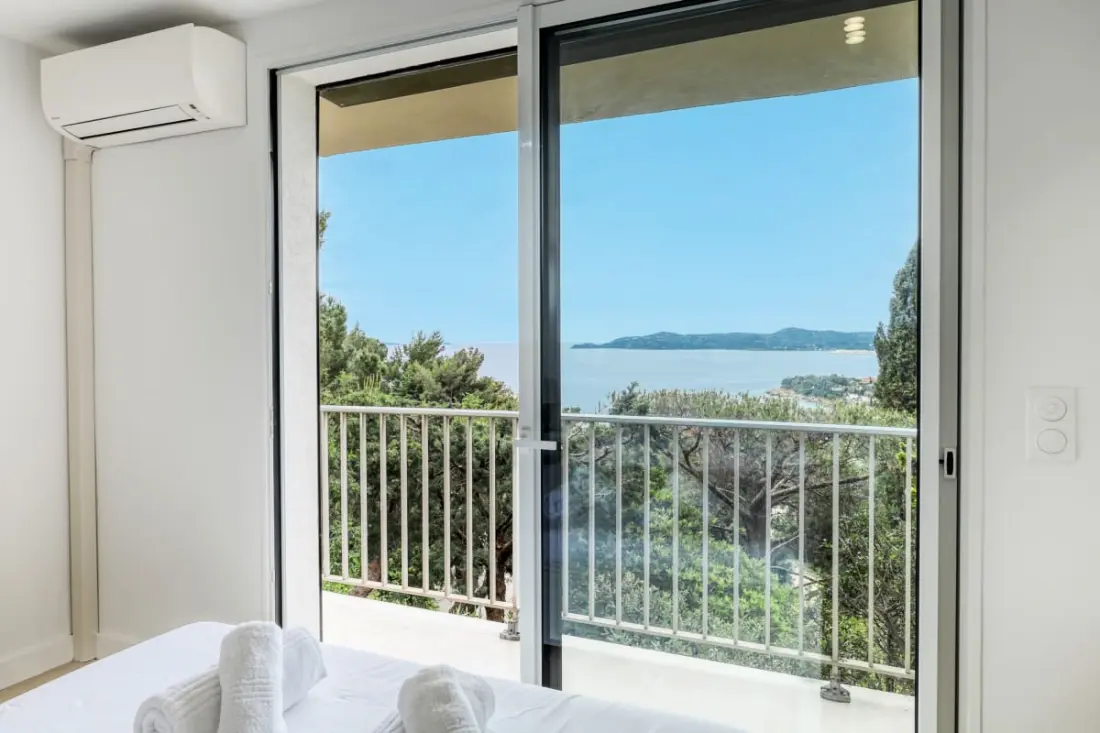 T2 felújított rezidenciát Sea és Grand Balcony View - Aiguebelle, Lavandou