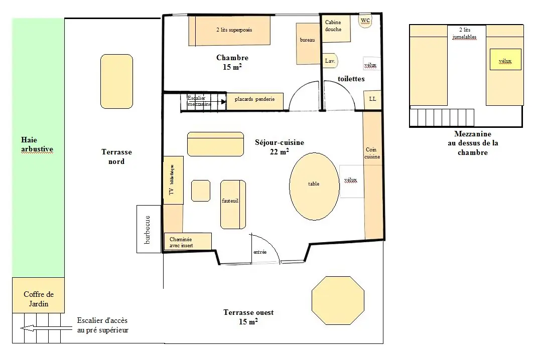 Gîte de France Gîte le millepertuis 2/4 pers à finiels 3 épis