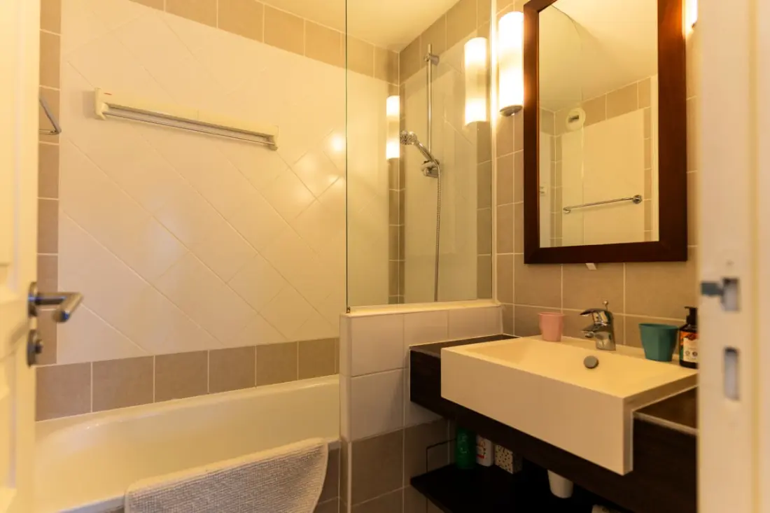Residence apartman 2 szoba Cabin 6 személy medencével, tenisz, parkoló ingyenes 217