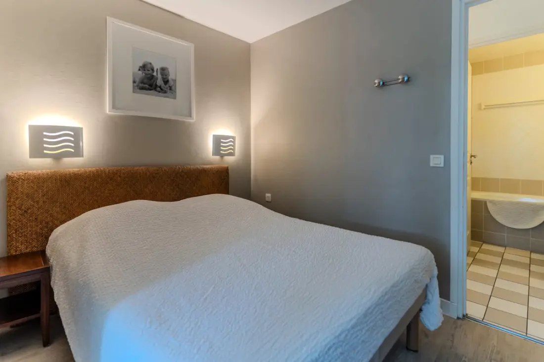 Residence apartman 2 szoba Cabin 6 személy medencével, tenisz, parkoló ingyenes 217