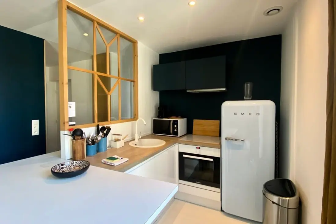 Residence Bel Appt 5 fő részére a tenger közelében, nagy terasszal