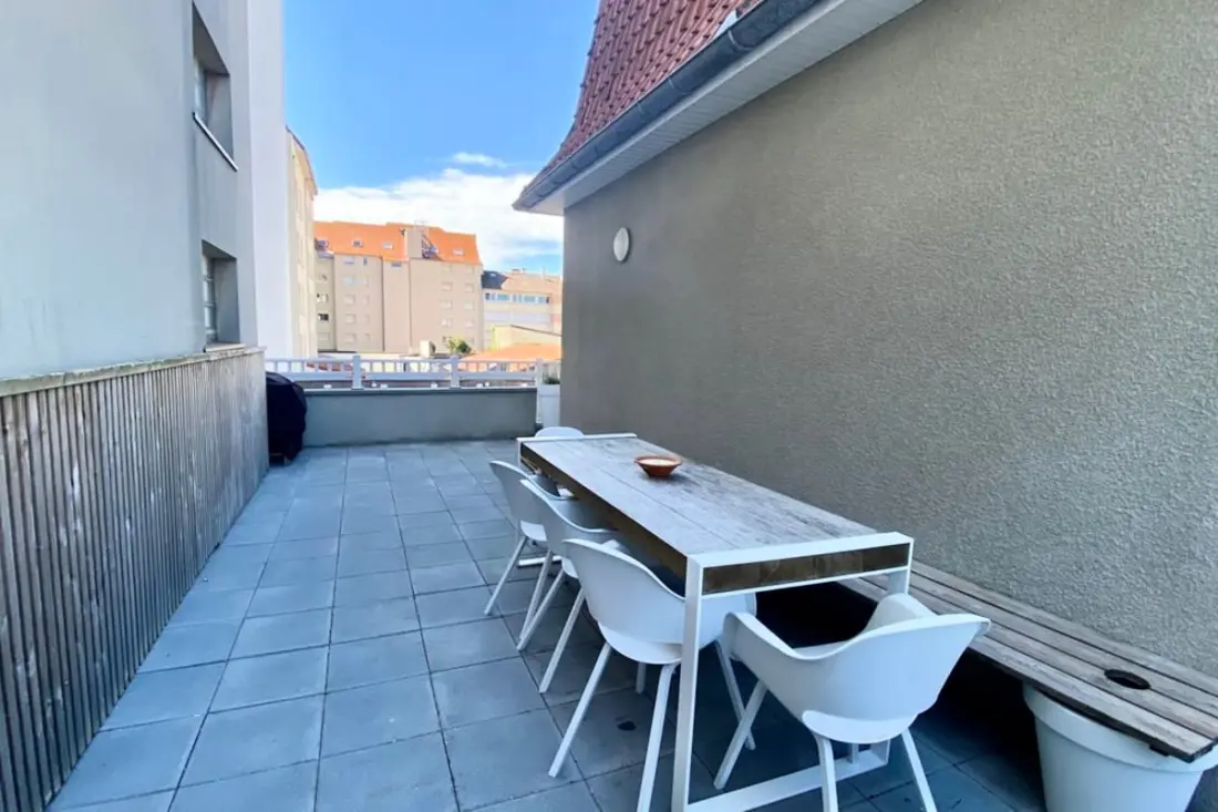 Residence Bel Appt 5 fő részére a tenger közelében, nagy terasszal