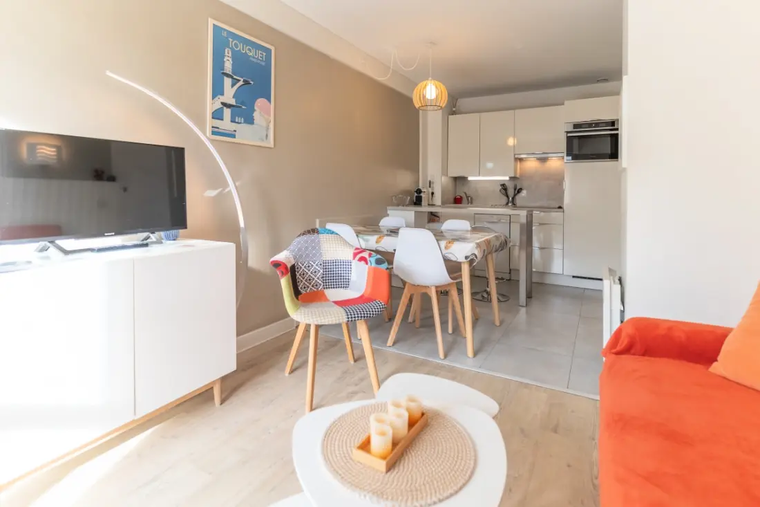 Residence Charmant appartement 5 pers Rdc met zwembad, tennis en privé parkeergelegenheid 60