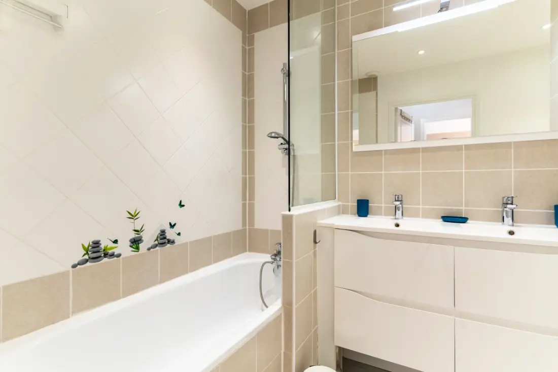 Residence Charmant appartement 5 pers Rdc met zwembad, tennis en privé parkeergelegenheid 60