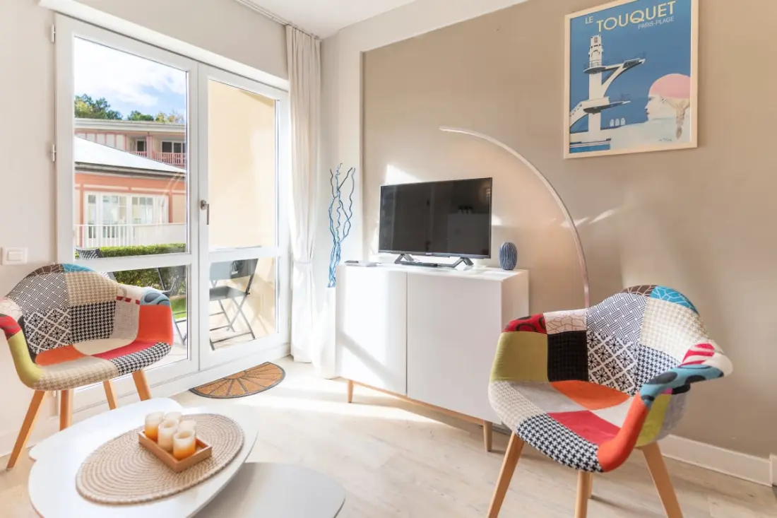 Residence Charmant appartement 5 pers Rdc met zwembad, tennis en privé parkeergelegenheid 60