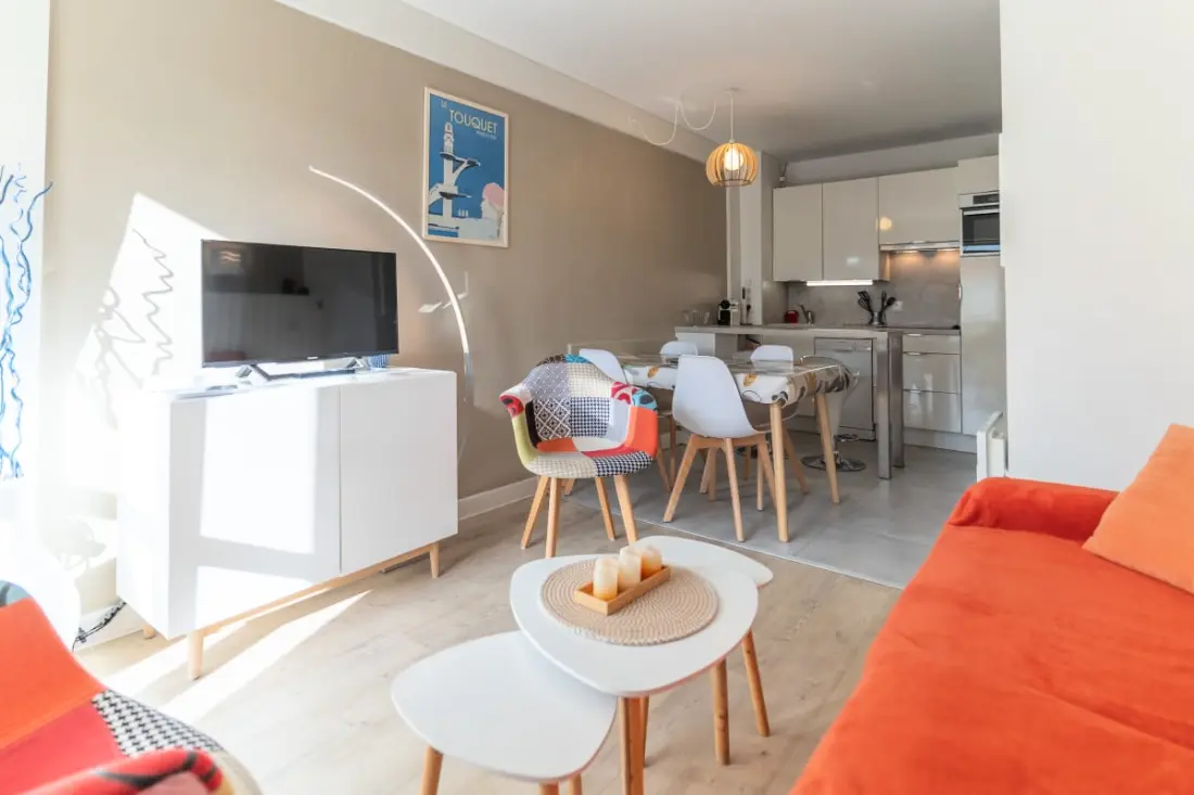 Residence Charmant appartement 5 pers Rdc met zwembad, tennis en privé parkeergelegenheid 60