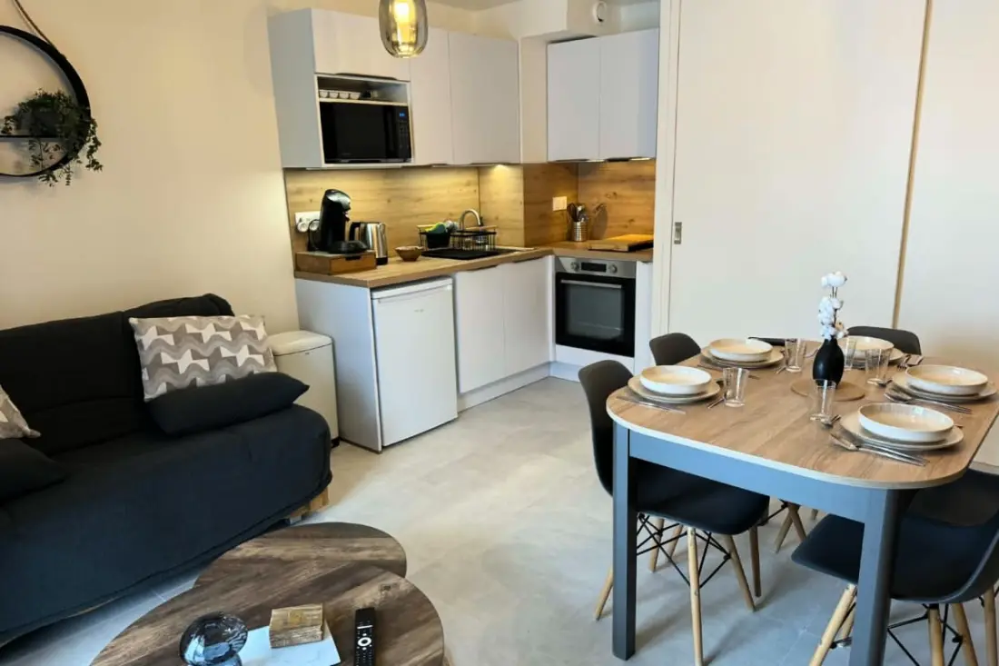 Studio Lumineux Au Coeur des Deux Alpes