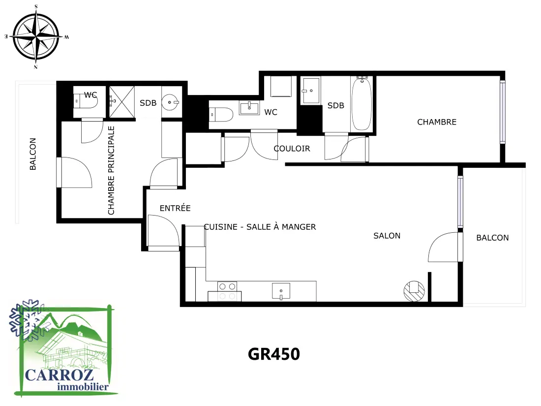 Apartmanok Les Carroz-d'Arêches