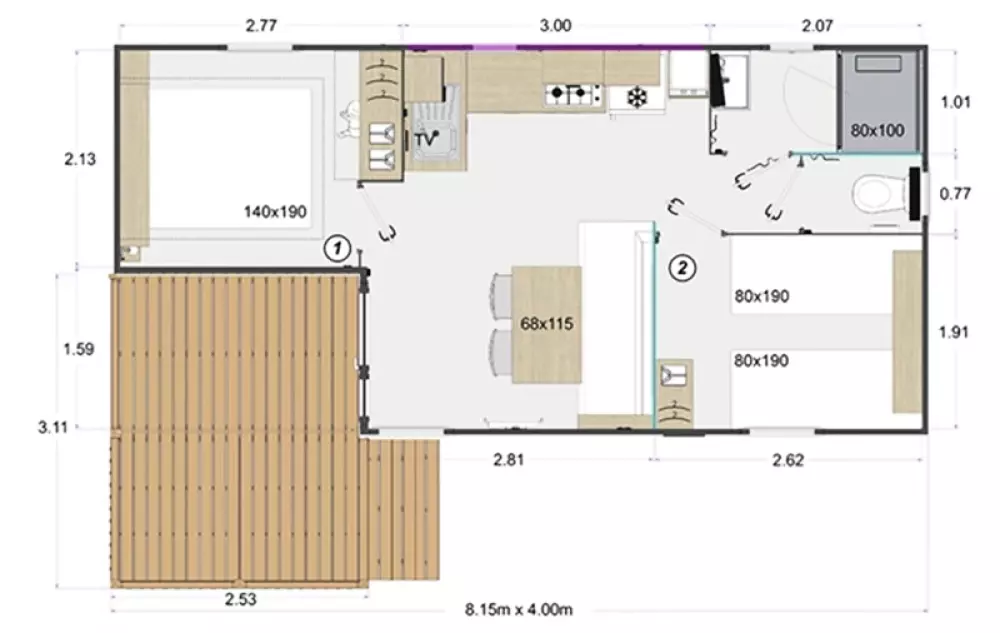Camping Brin d'Amour 3 Sterren★★★