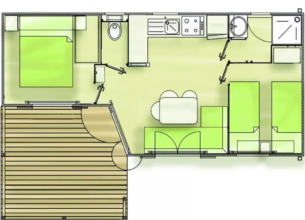 Camping de l'Orival3 Sterren★★★