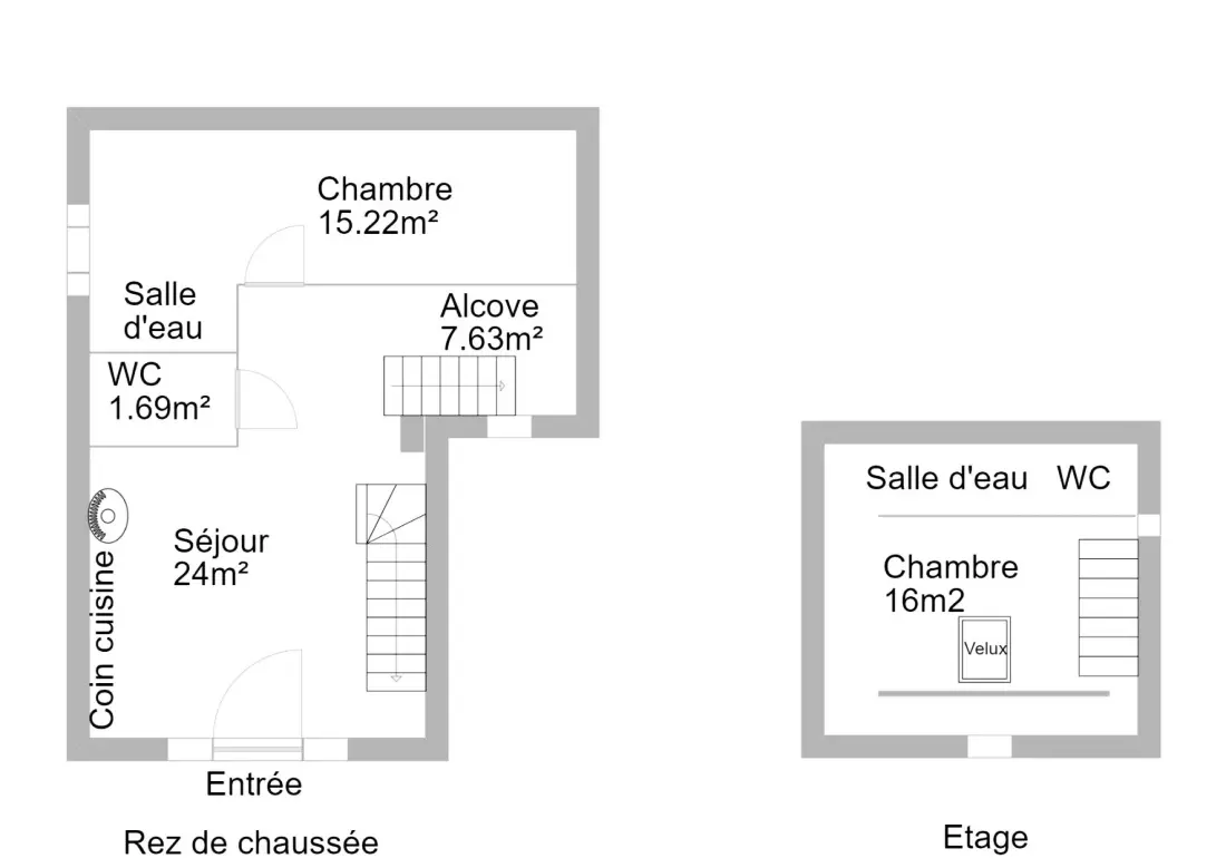 Gîte de France Gîte lozère blau 4/5 Personen 3 Ohren