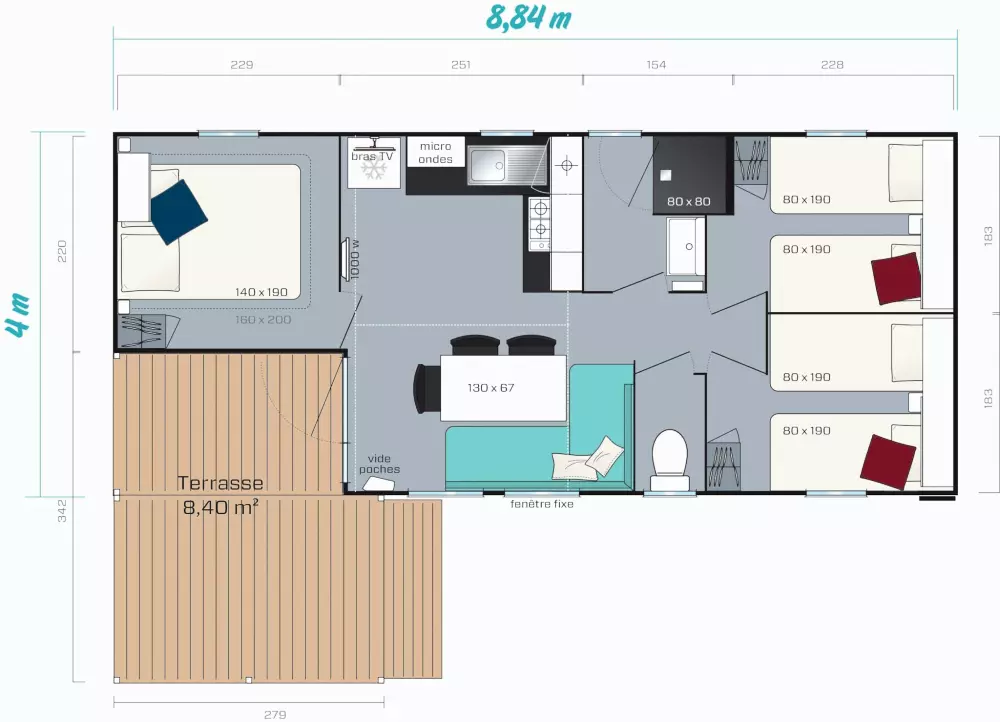 Campsite L'Aiguille Creuse4 Stars★★★★
