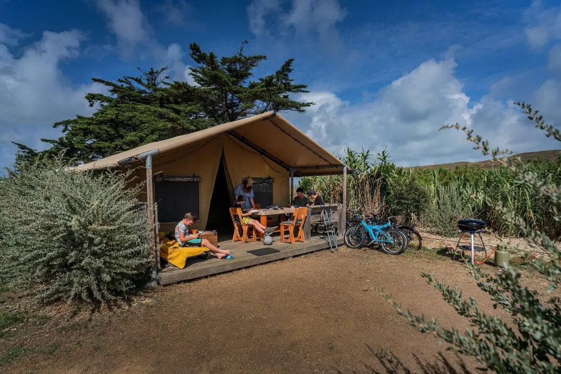 Camping Dune des homok