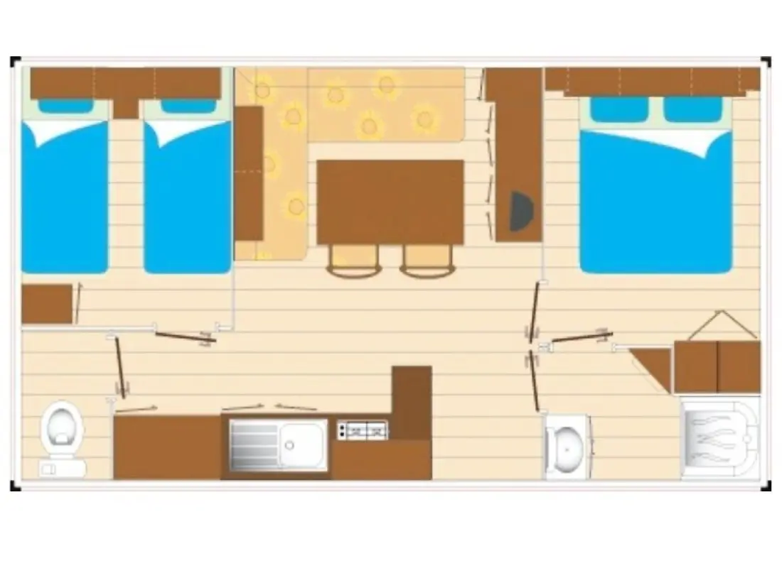 Camping Le Nid d'Été 4 Estrellas★★★★