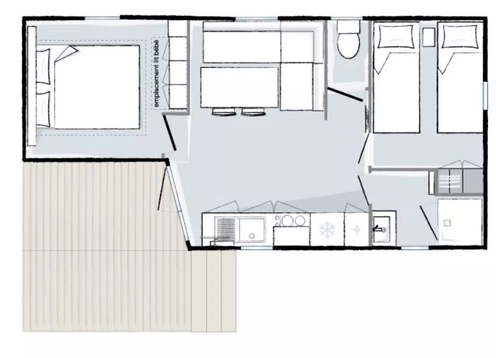 Camping Le Nid d'Été 4 Estrellas★★★★