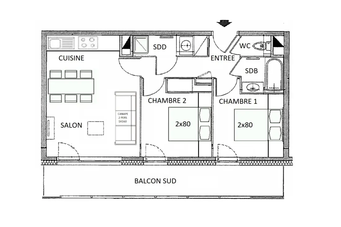 Chalet Des Cimes épület G