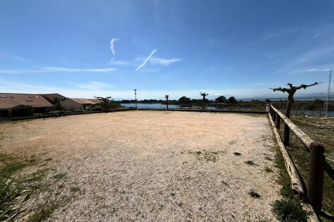Ház terasz és hozzáférési tó Port-leucate