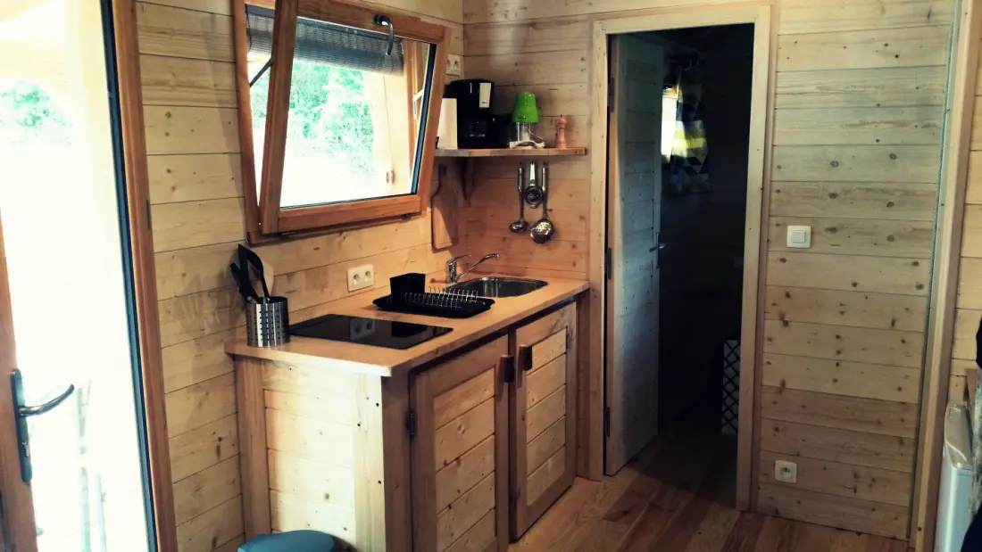 Gîte de France La cabine du causse 1 ster