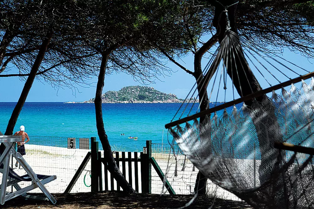 Campingplads Iscrixedda Tæt på