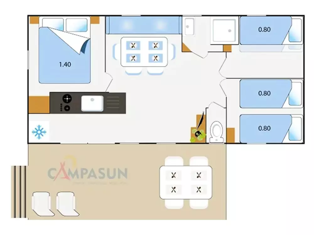 Campasun Camping Les Hautes Prairies 4 Sterren★★★★