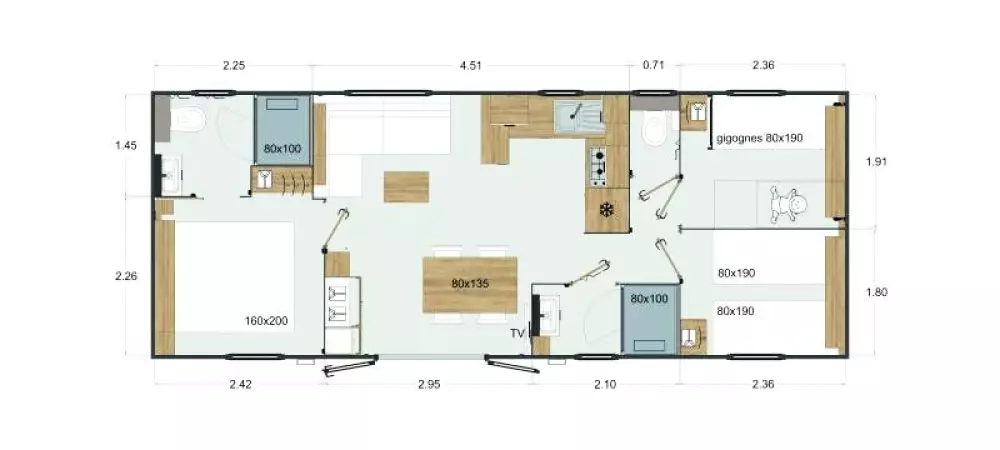 Campingplads CHAMP LA CHEVRE Reservedele