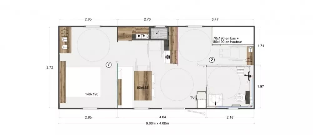 CAMPINGPLATZ LA CERISE 3 Sterne★★★