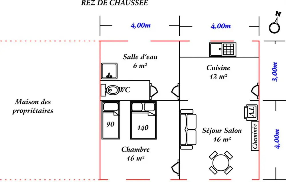 Gîte de France Gîtes de france® - le roncheray 2 aren