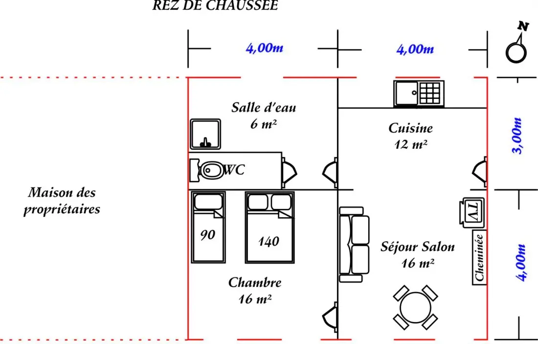 Gîte de France Gîtes de france® - le roncheray 2 fül