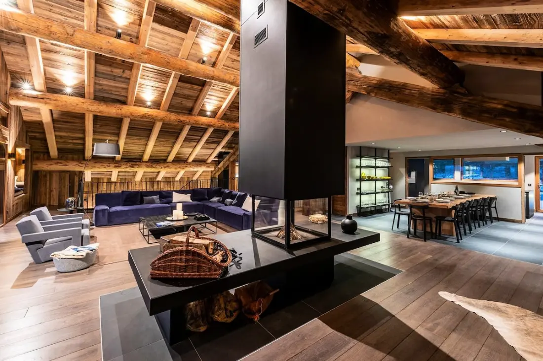 Lodge Les Murailles Chalet Alpin Kivételes 800m2 Manigod / La Clusazaz