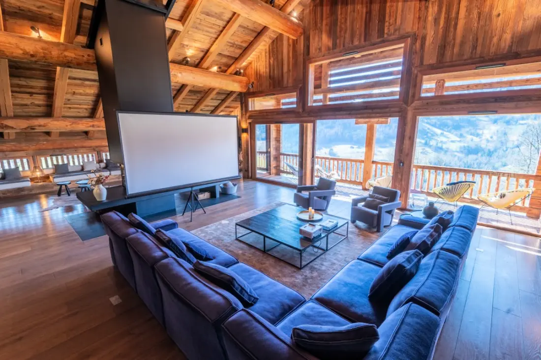 Lodge Les Murailles Chalet Alpin Kivételes 800m2 Manigod / La Clusazaz