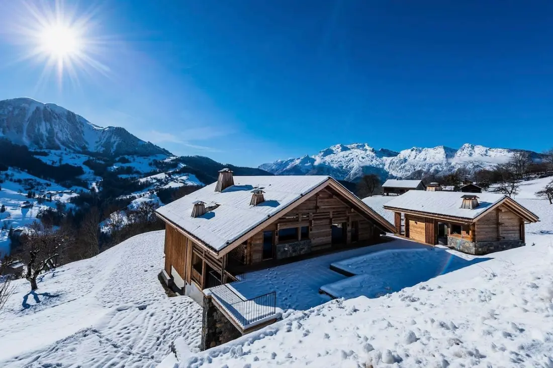 Lodge Les Murailles Chalet Alpin Kivételes 800m2 Manigod / La Clusazaz