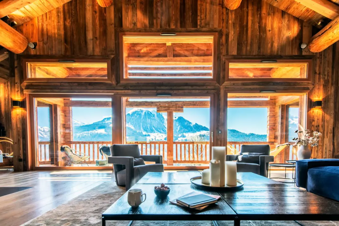 Lodge Les Murailles Chalet Alpin Kivételes 800m2 Manigod / La Clusazaz