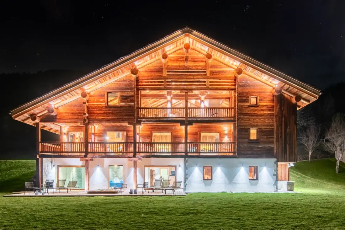 Lodge Les Murailles Chalet Alpin Kivételes 800m2 Manigod / La Clusazaz