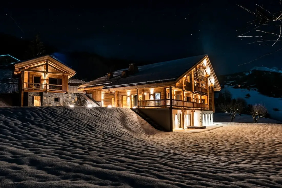 Lodge Les Murailles Chalet Alpin Kivételes 800m2 Manigod / La Clusazaz