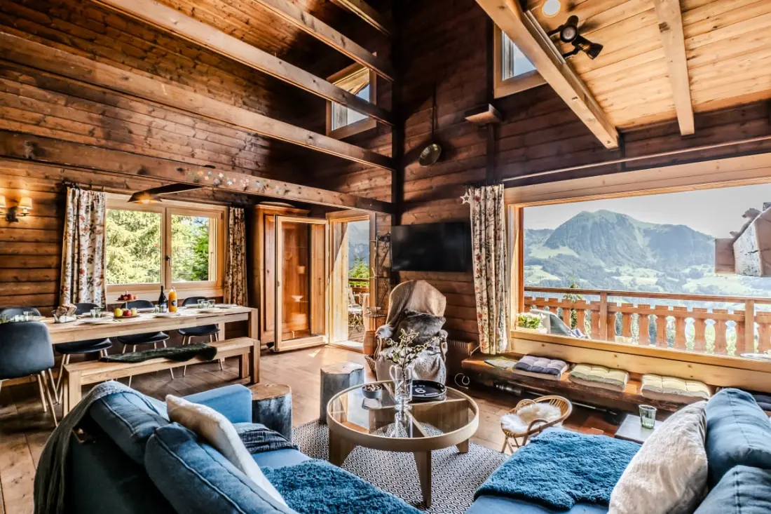 Slow Chalet Archangel Authentic Family, Mountain View • 5 Min Des Pistes