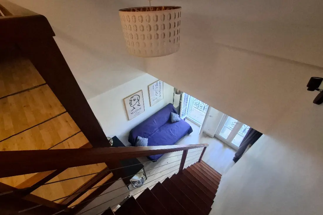 Duplex With Balcony at the foot of the Tramway Republic