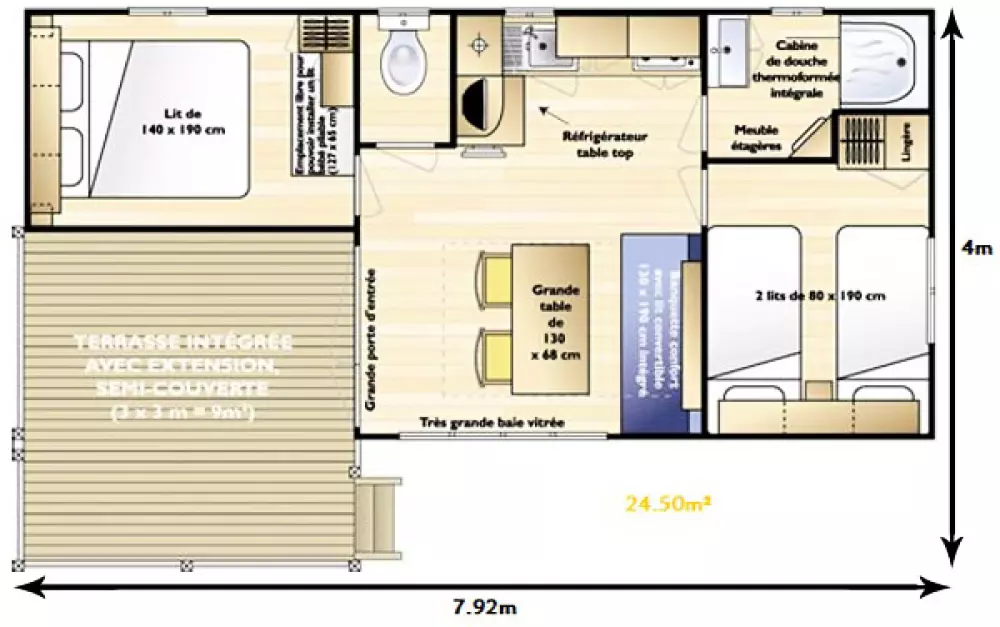 Camping Paradis la Promenade 4 Csillagok★★★★
